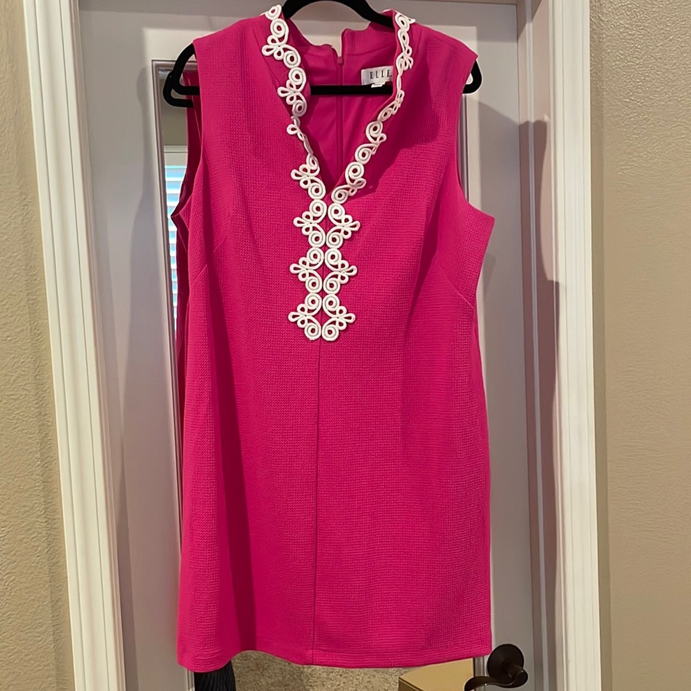 New Elle pink sheath dress size XL